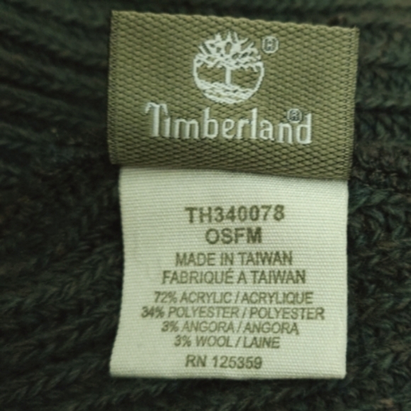 TIMBERLAND Hat Green Brown Unisex - Picture 4 of 4